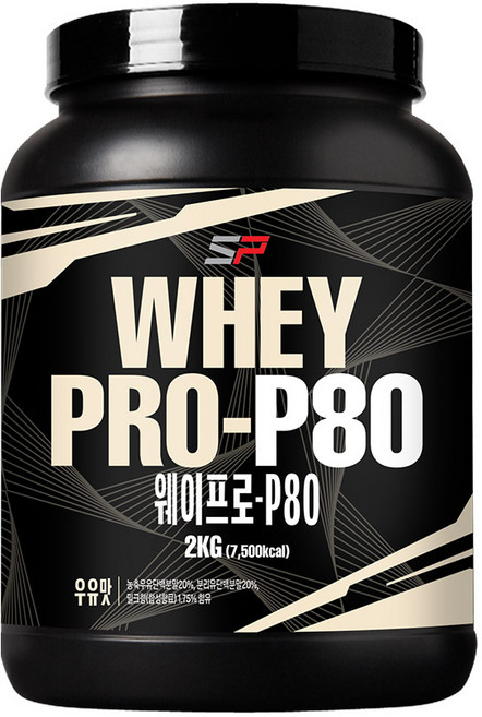 웨이프로 P80 우유맛 단백질보충제 단백질쉐이크 프로틴, 1개, 단품, 2kg