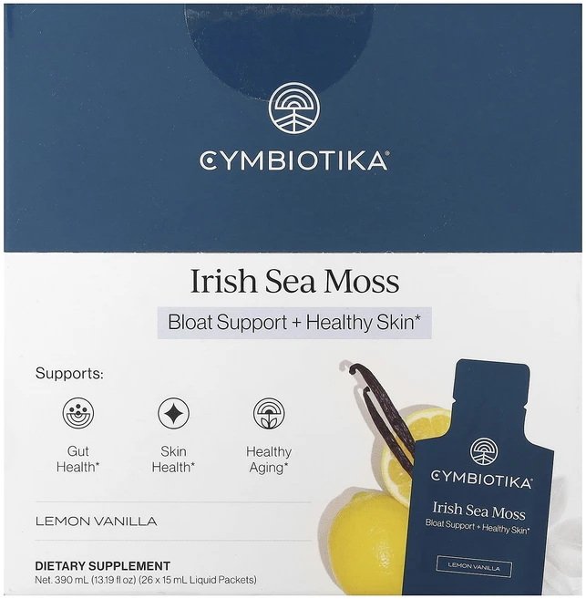 행복하고 건강하게 Cymbiotika 아이리쉬 바다이끼 레몬 바닐라 액상 팩 26개 각 15ml(0.5fl oz) 백년회로하세요, Cymbiotika아이리쉬바다이끼레몬바닐라액상팩26개각 - 쿠팡