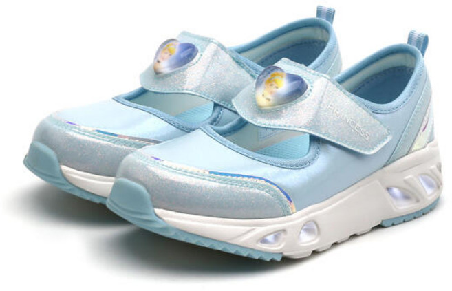 NASSAU 여아용 신데렐라 큐티 LED 운동화