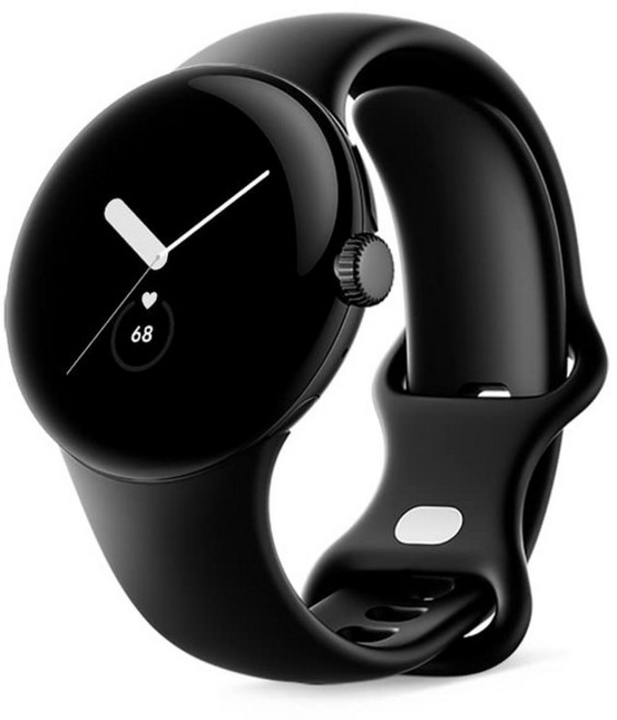 Google Pixel Watch Matte Black Obsidian (Wifi) GA03119-TW Small 구글 심박계 스테인레스, 상세페이지 참조