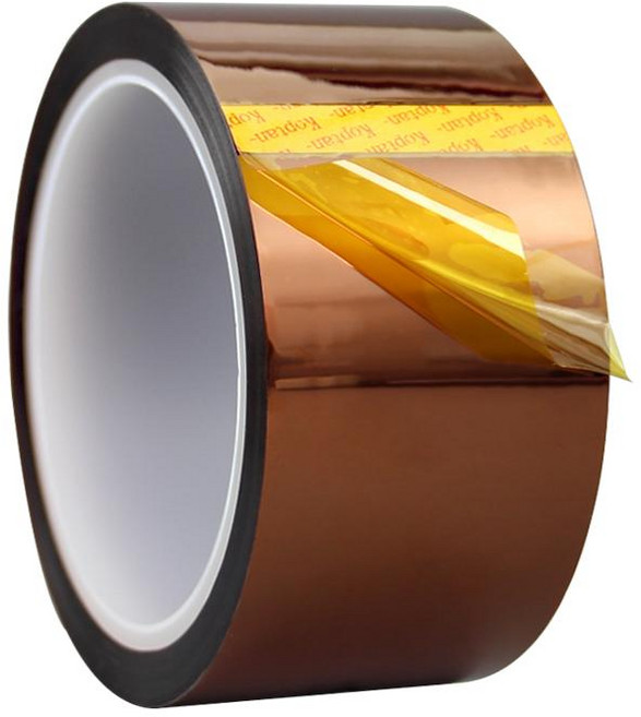 폴리이미드 테이프 난연 전자부품 절연 리튬 패널용 내열, 골드 핑거 0.1mm x 10mm x 33m, 기본 모델명/품번