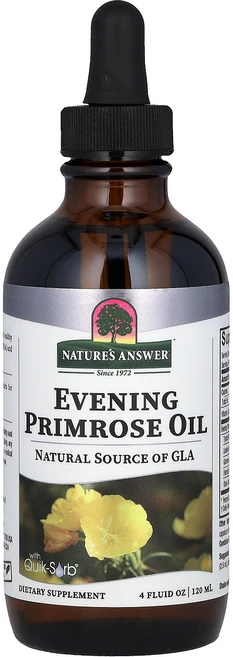 Nature's Answer 액상 달맞이꽃 오일 120ml(4fl oz) Answer (네이처스 앤서), 1개, 120ml - 쿠팡