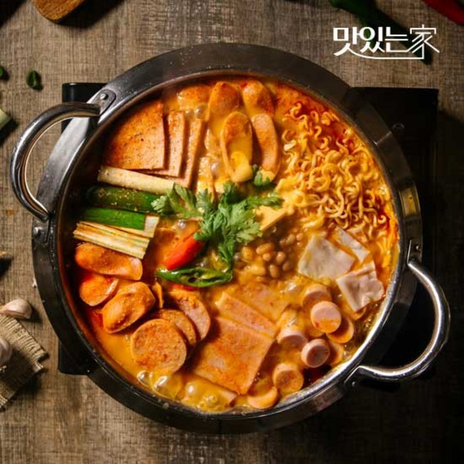 [놀부X아빠식당] 37년의 역사 놀부 부대찌개 600g 4팩, 4개