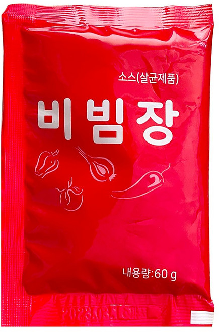 비빔소스60g X 10개 (10인분) / 모듬소스 (냉면 쫄면 국수등), 60g