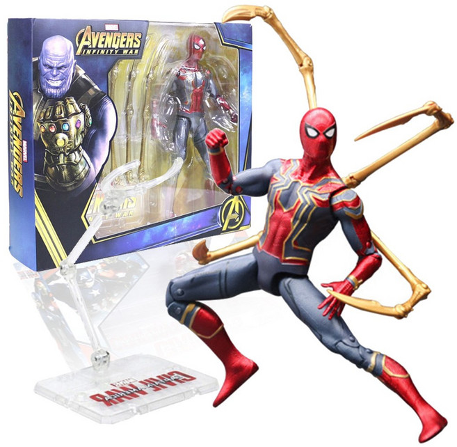 마블 어벤져스 엔드게임 아이언 스파이더맨 피규어DD, 1개