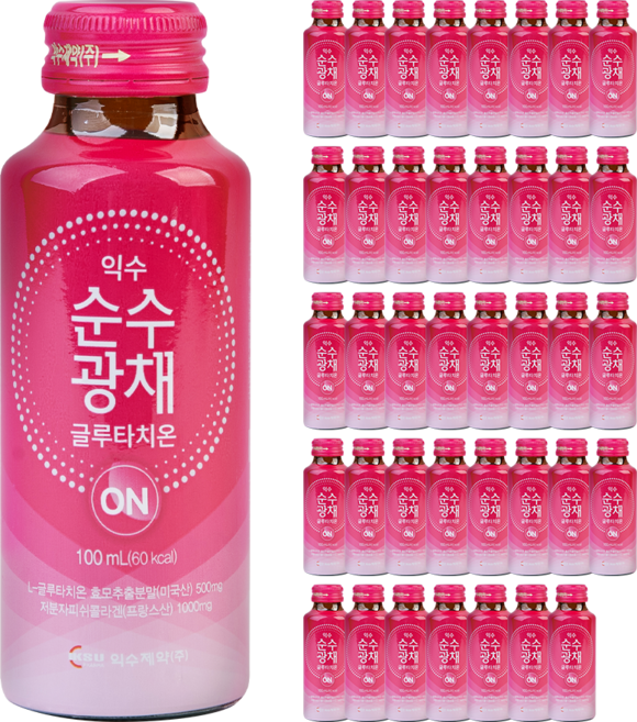 익수제약 순수광채 글루타치온 콜라겐, 40개, 100ml