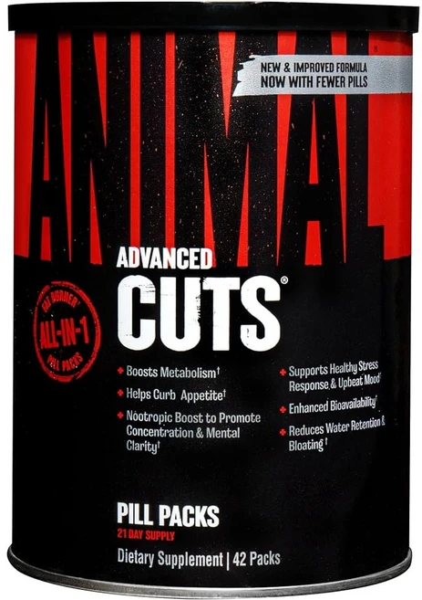 Universal Nutrition Animal Cuts 애니멀 컷 42팩 - NEW, 1개, 42회분 - 쿠팡