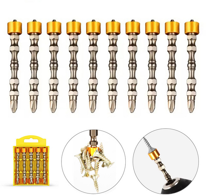 엠클립스 마그네틱 토션 드릴 비트 65mm 10개, 1세트