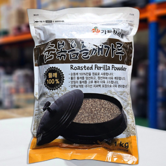 가득찬 들깨가루(탕용)1kg 거친들깨가루, 1개, 1kg