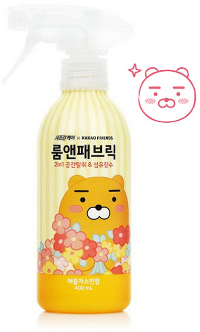 카카오프렌즈 섬유탈취제 공간탈취제 400ml 라이언 탈취제, 1개