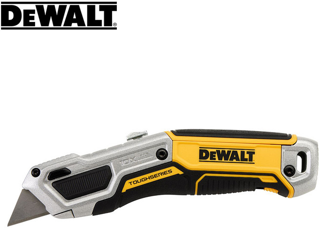 디월트 DWHT10999-0 터프시리즈 유틸리티 칼 3단 칼날조절 카펫 바닥재 석고보드 절단 커터칼
