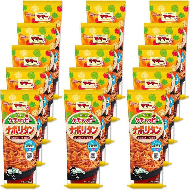 닛신 마마 케챠피 나폴리탄 나폴리탄 파스타 소스 300g 15개