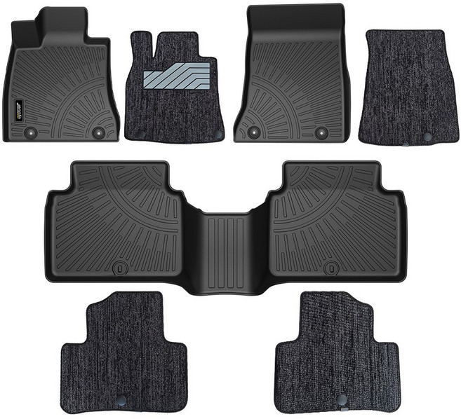 Jenofa TPE 세니스 2중 레이어 고품격 방수 내구성 전용 맞춤형 자동차 바닥매트 카매트 전차종 호환, 제네시스 G80 2020~