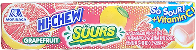 하이츄 사우어 자몽맛, 57g, 24개