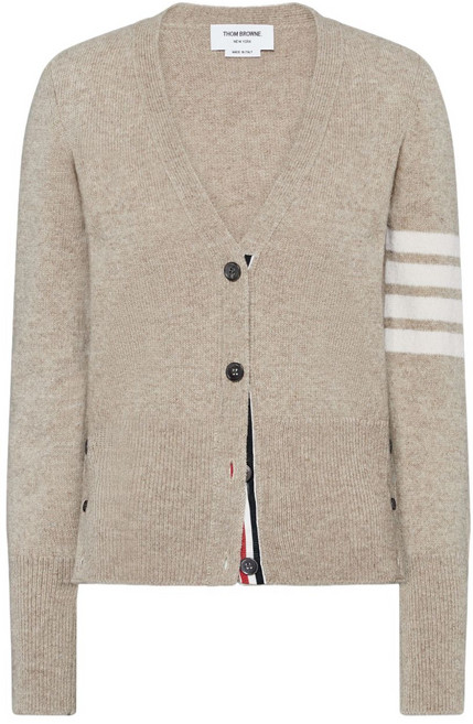 톰 브라운 저지 스티치 셰틀랜드 울 4 바 가디건