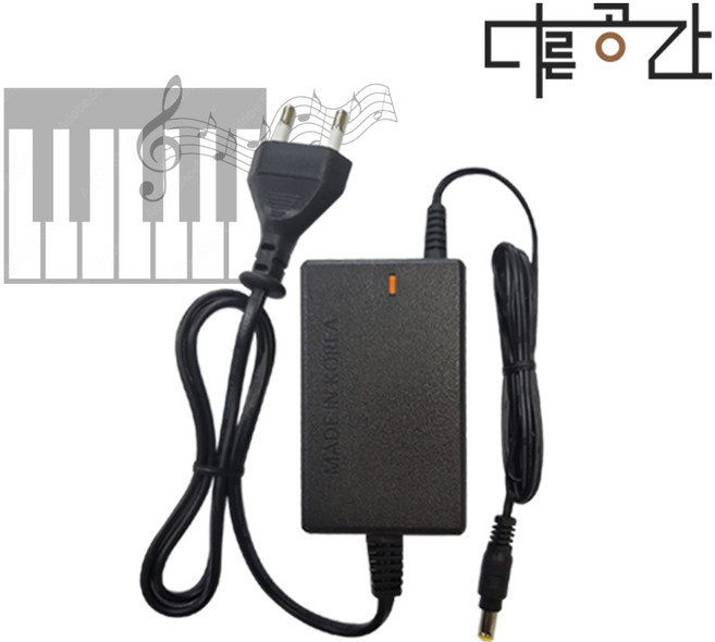 다른공간 어댑터 영창 K310 전자피아노 호환 KC인증(전원일체형), 1개