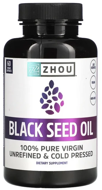 조우뉴트리션 블랙시드 오일 60베지캡슐 블랙 씨드, 60정, 1개 - 쿠팡
