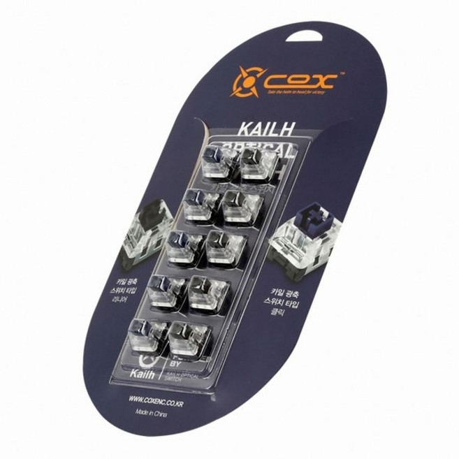 COX COX 카일 정품 광축 스위치 (5+5개 클릭/리니어), 리니어/클릭(5+5개), 상세페이지 참조