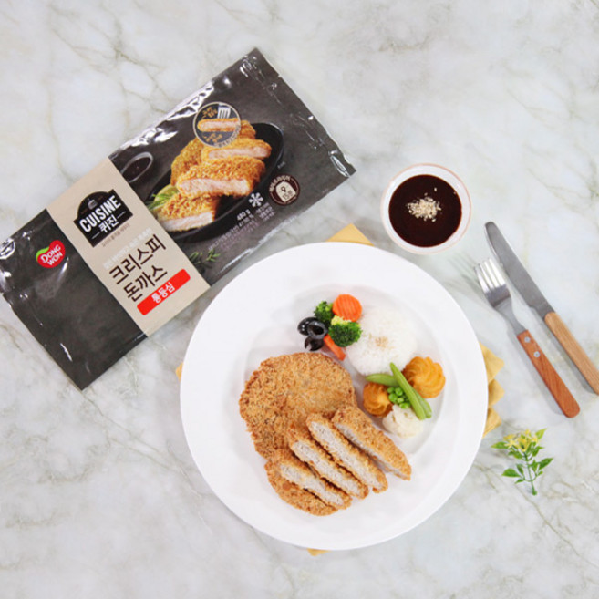 동원 퀴진 크리스피 돈까스(통등심) 480g, 3개