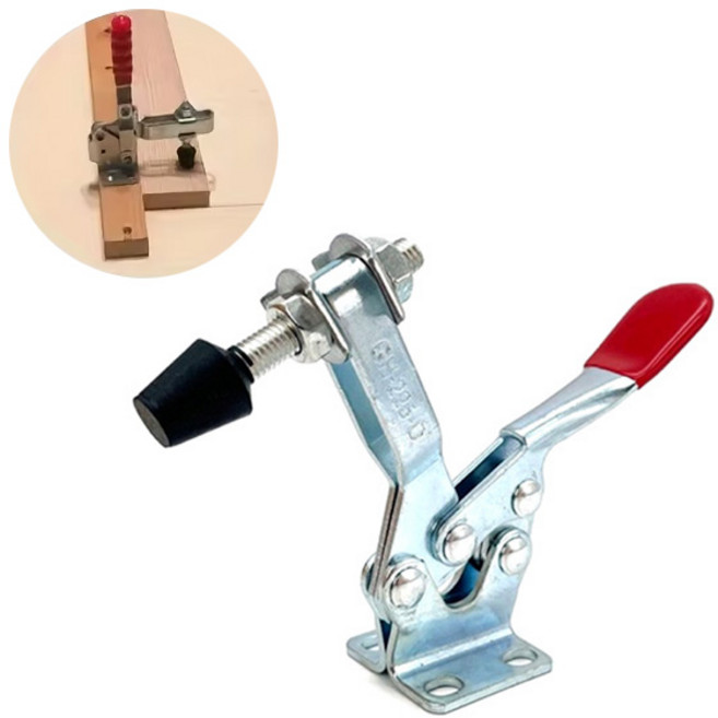 아이베란다 토글클램프 수직형 공작기기 고정장치, 1개