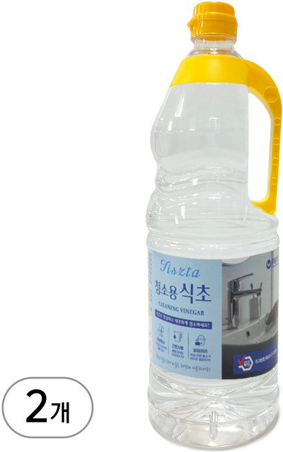 청소용식초 청소식초 청소세정전용, 2개, 1.8L
