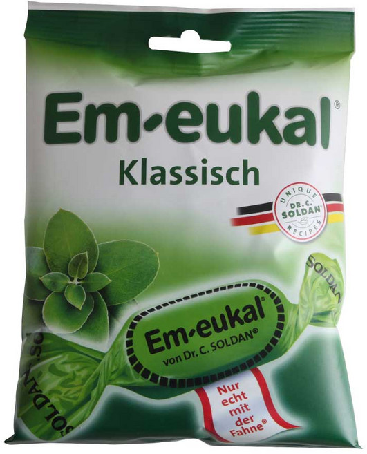 독일 목캔디 엠오이칼 캔디 15종 / 키즈, 75g, 1개