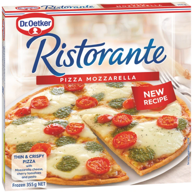 코스트코 리스토란테 피자 335g x 3개 모짜렐라 아이스박스 DR OETKER, 1개, 1.005kg