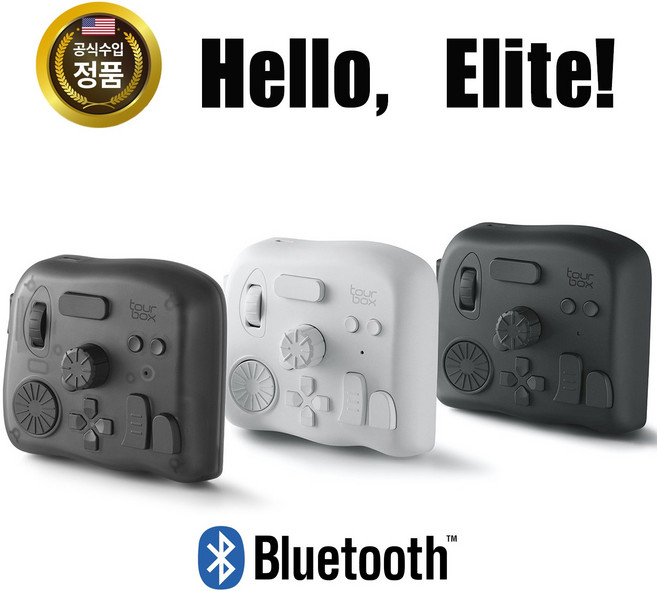 투어박스 엘리트 TBECA 키패드, TourBox Elite, 블랙