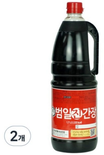 범일 진간장, 1.7L, 18개