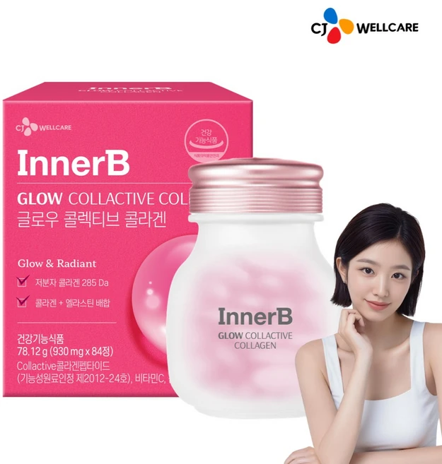 CJ 이너비 글로우 콜렉티브콜라겐, 84정, 1개 - 쿠팡