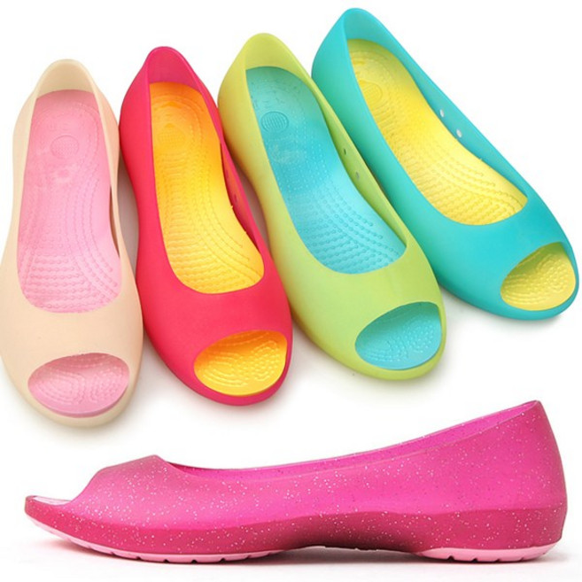 마이슈 여성 아쿠아 젤리슈즈 샌들 슬리퍼 플랫슈즈 단화 물놀이 여름신발