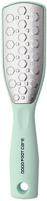 에이스테크 발각질제거기 스텐육각핸드형 메탈릭글라스 발바닥 굳은살 제거기 발뒤꿈치갈라짐, 65g, 1개, 1개입