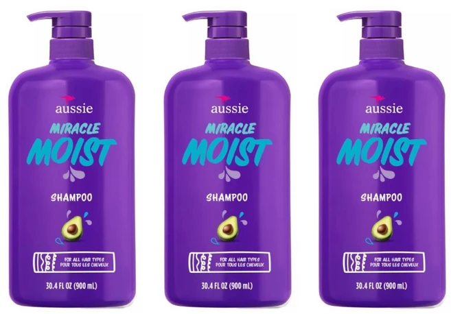 Aussie Miracle Moist Shampoo 오지 미라클 모이스트 샴푸, 3개, 900ml - 쿠팡