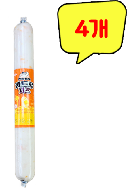 진주햄 천하장사 콰트로치즈 소시지, 50g, 4개