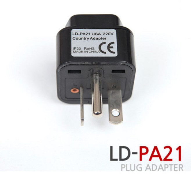 SWISSPSHOP LD-PA21 미국 캐나다 220V 호환 어댑터, 1개
