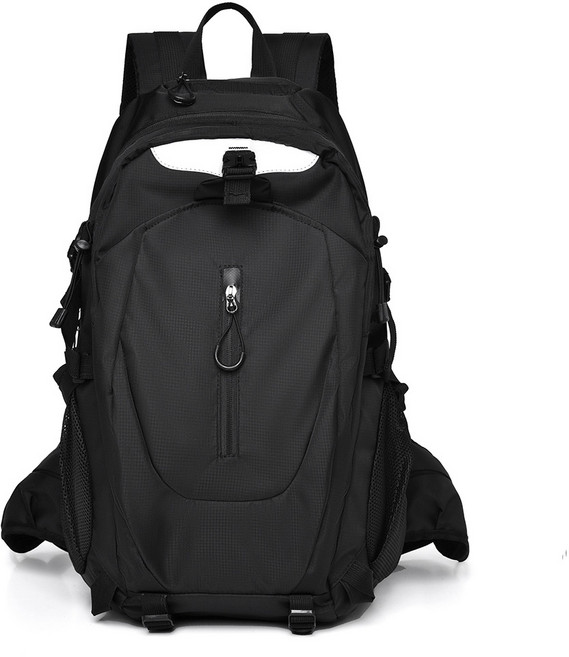 ANYOU 경량 등산 가방 산행용 백팩 트레킹 남녀공용 초경량 배낭 1개, 블랙