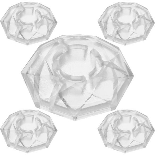 이펙트 페그 캡 기타 이펙터 도구 페달 버튼 액세서리 풋 네일 토퍼 5 개, 1) 2.5x2.5cm