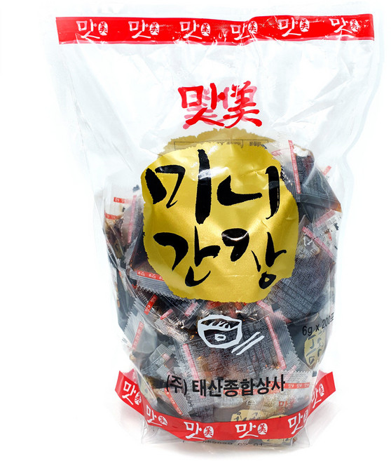 태산 맛미 미니간장(만두간장) 6g 200포 6개 박스 1.2kg