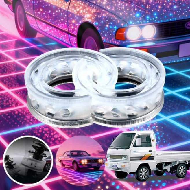 쉐보레 라보(08~) 투명 우레탄 고성능 완충기 좌우세트, 앞쪽 좌우세트