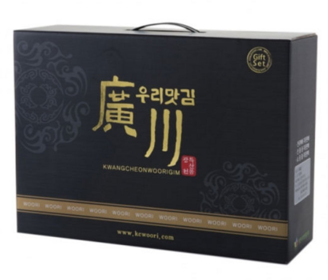 [지노앤코] 광천우리맛김 무가미전장김, 3개