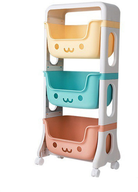 棒棒家居 玩具收納推車 (三層/四層), 三層 (一張訂單限購1個)