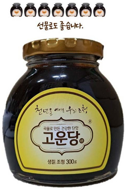 고운담 국산 칡조청 부모님 선물용 전통수제 칙조청즙, 1개, 500g