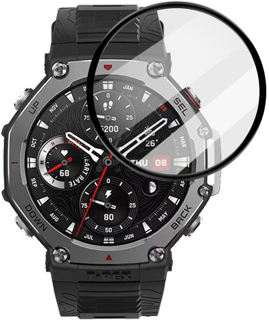 어메이즈핏 티렉스3 필름 강화유리 액정 보호 T-REX3, 2개