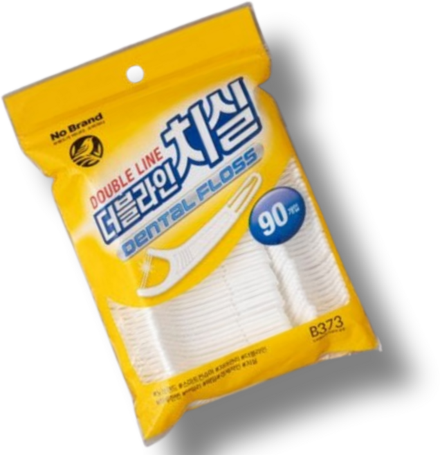 노브랜드 더블라인 치실, 2개, 90개입