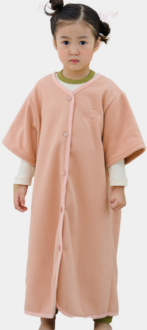 꾸미 유아 스마일 반팔 수면조끼/어린이수면조끼