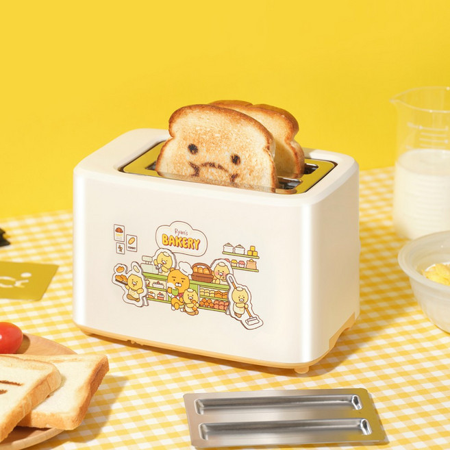 풀무원 춘식이 라이언 베이커리 팝업 토스터기 TP2EWYS