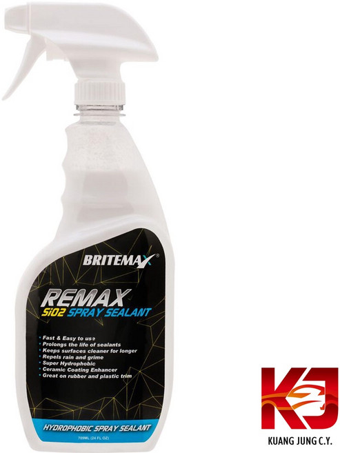 BRITEMAX Remax SiO2 噴霧封體 鍍膜維護 24oz, 1個