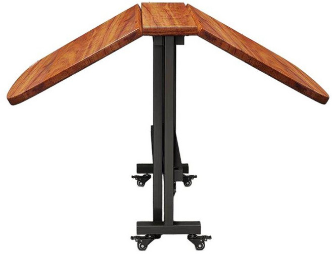 접이식 식탁 이동식 폴드 작업대 4인용 가정용 원룸 주방, A. 100cm 60 테이블+의자 4개