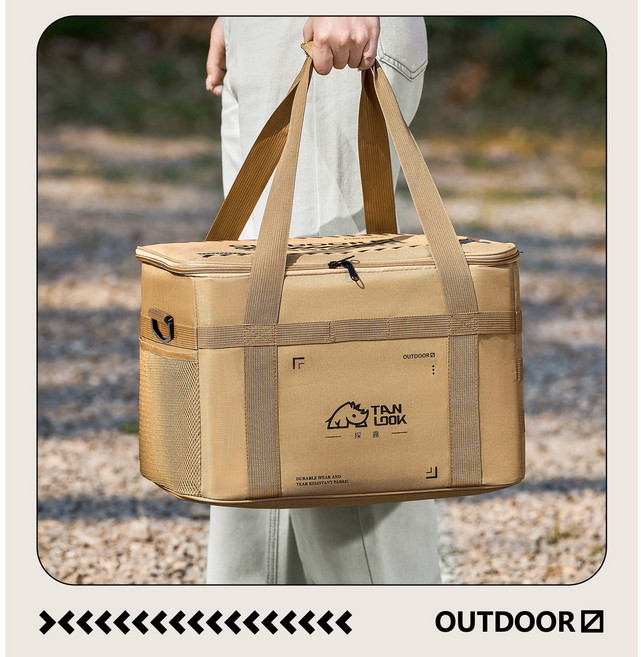 대용량 쿨러백 대형 보냉가방 아이스박스, 36L, 블랙