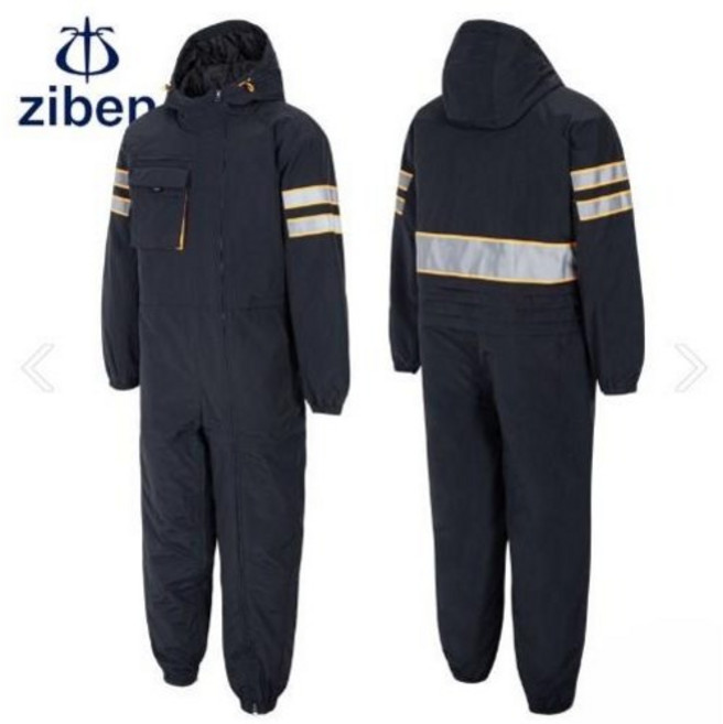 지벤 ZB-S2396 가을 겨울 일체형 유니폼 작업복 근무복 사무복 스즈끼복 정비복 방한복